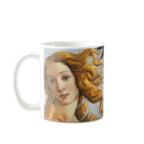 Birth of Venus detail, Botticelli Coffee Mugs