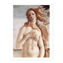Birth of Venus in detail Postcards