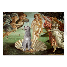 Birth of Venus-Irish Wolfhound #6 Greeting Cards