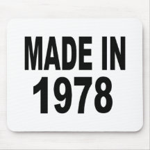 Birthday 1978 mouse pad