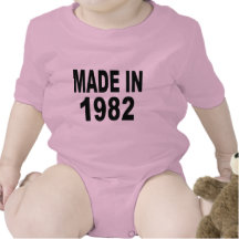 Birthday 1982 bodysuits