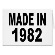 Birthday 1982 greeting cards