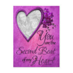 Birthday - 2nd Beat of My Heart - ADD YOUR PHOTO postcards