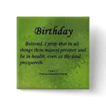 Birthday 3 John 1-2 Button