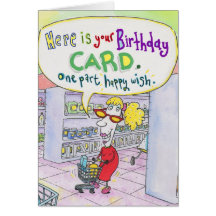 Birthday 6 greeting card