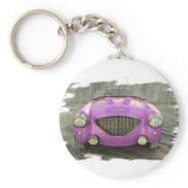 Birthday Austin_Healey Key Chain