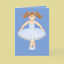 Birthday Ballerina cards