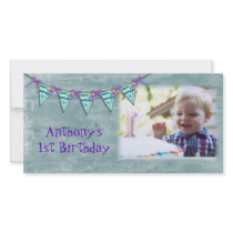 Birthday Banner Photo Card