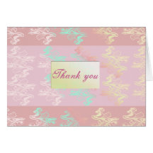 Birthday bash thank you spring cards