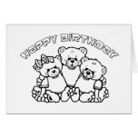 Birthday Bear Cards