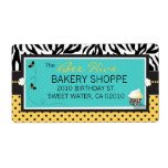 Birthday Bee Business Shipping Label