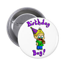 Birthday boy 1 button