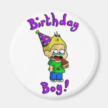 Birthday boy 1 magnet