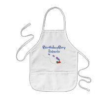 Birthday Boy (child's name) Train Apron