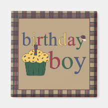 Birthday Boy Fridge Magnet