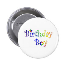 Birthday Boy Pinback Button