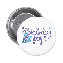 Birthday Boy Pins