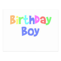 Birthday Boy Postcards