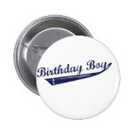 Birthday boy team tshirt pinback button