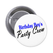 Birthday Boys Party Crew Pin