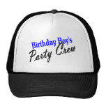 Birthday Boys Party Crew Trucker Hats
