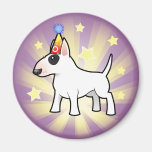 Birthday Bull Terrier Magnets