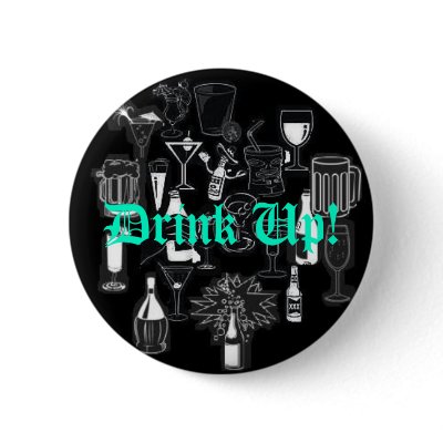 Birthday Button, Drink Up! by aloof_gypsy