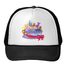 Birthday Cake Group Shot Mesh Hat