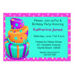 Birthday Cake Invitations