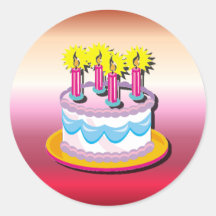 Birthday Cake Sticker