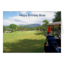 Birthday Card For Boss