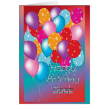 Birthday Card For Boss