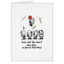 Birthday Card - German Translation
