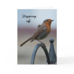 Birthday Card: Young British Robin