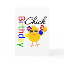 Birthday Chick 12 Years Old