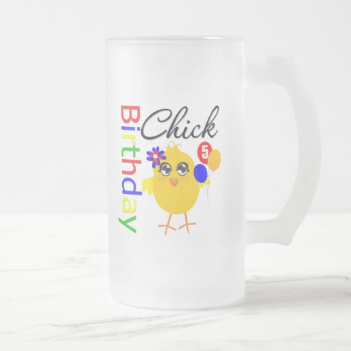 Birthday Chick 5 Years Old Mugs