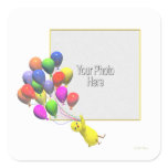 Birthday Chicken and Balloons (photo frame) stickers
