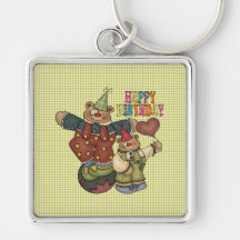 Birthday Clowns Keychains
