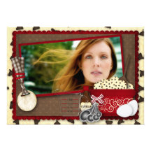 Birthday Cookies Custom Invitations