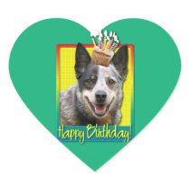 Birthday Cupcake - Australian Cattle Dog Stickers