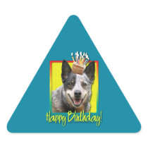 Birthday Cupcake - Australian Cattle Dog Stickers