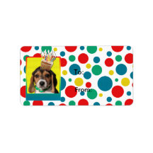 Birthday Cupcake - Beagle Puppy - Chloe Labels