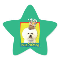 Birthday Cupcake - Bichon Frise