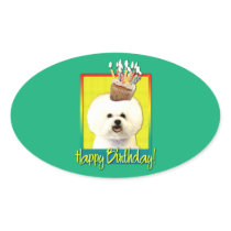 Birthday Cupcake - Bichon Frise