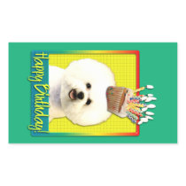 Birthday Cupcake - Bichon Frise