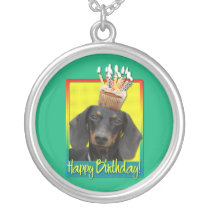 Birthday Cupcake - Dachshund - Winston