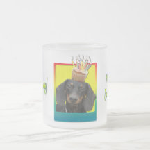 Birthday Cupcake - Dachshund - Winston Mugs