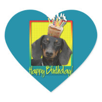 Birthday Cupcake - Dachshund - Winston