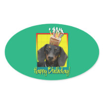 Birthday Cupcake - Dachshund - Winston