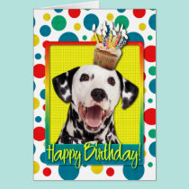 Birthday Cupcake - Dalmatian cards